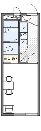 レオパレスネスト鳶尾の物件間取画像
